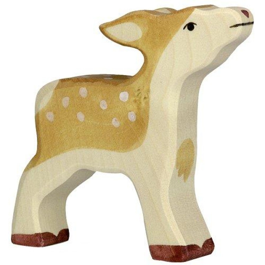 Play & Learn Holztiger Wooden Toys | Fawn Wooden Figure