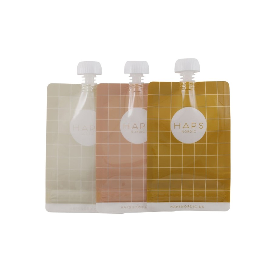 @Home Haps Nordic Bottles | Reusable Smoothie Bags 3Pack