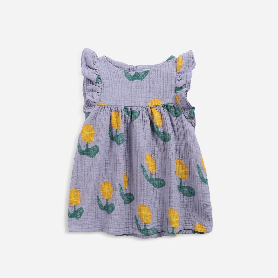 Clothing & Accessories BOBO CHOSES Tops & Bottoms | Wallflowers All Over Woven Organic Cotton Baby Dress