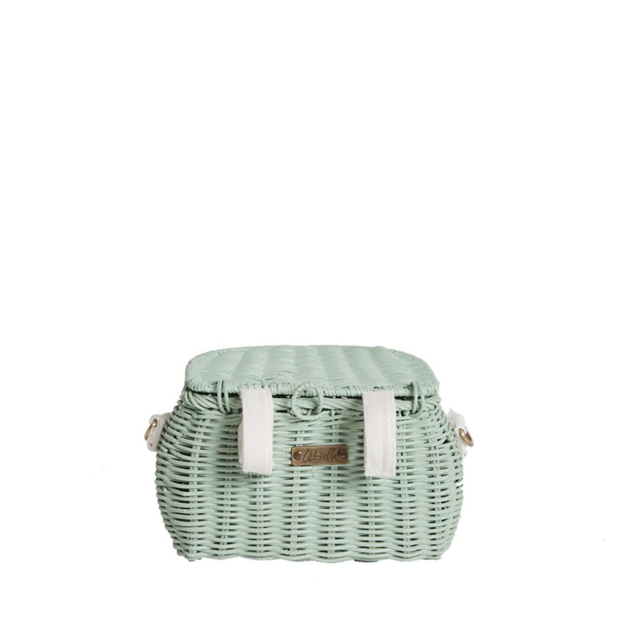 @Home Olli Ella Baskets & Suitcases | Olli Ella Mini Chari | Mint