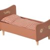 Play & Learn Maileg Pretend Play | Rose Wooden Bed, Teddy Mum