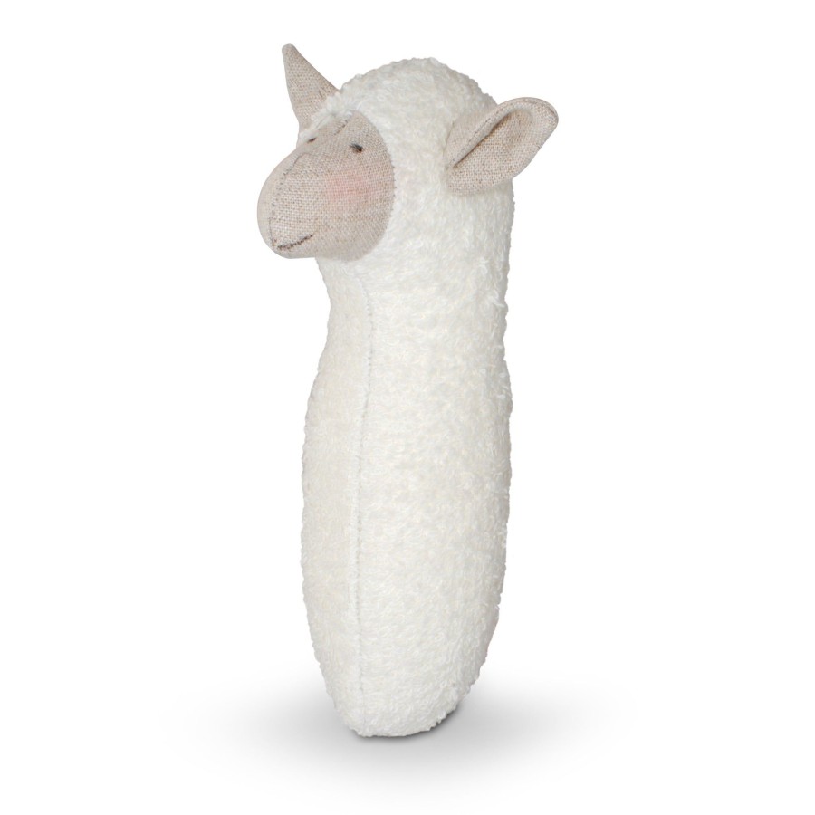 Baby SAGA Copenhagen Soft Toys | Organic Mora The Sheep Rattle