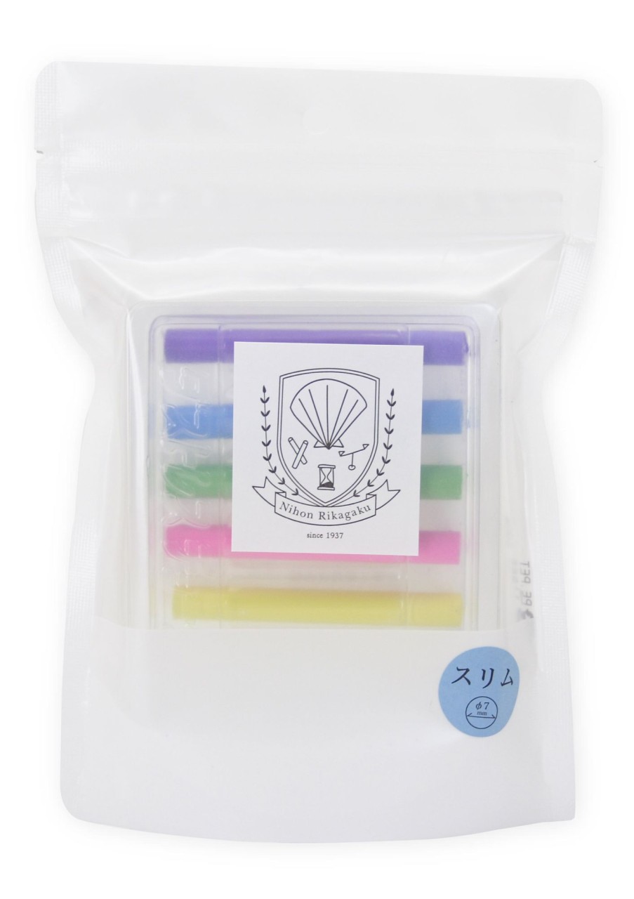 Play & Learn Kitpas Chalk & Crayons | Dustless Chalk Slim Set Of 6 Colours By Kitpas