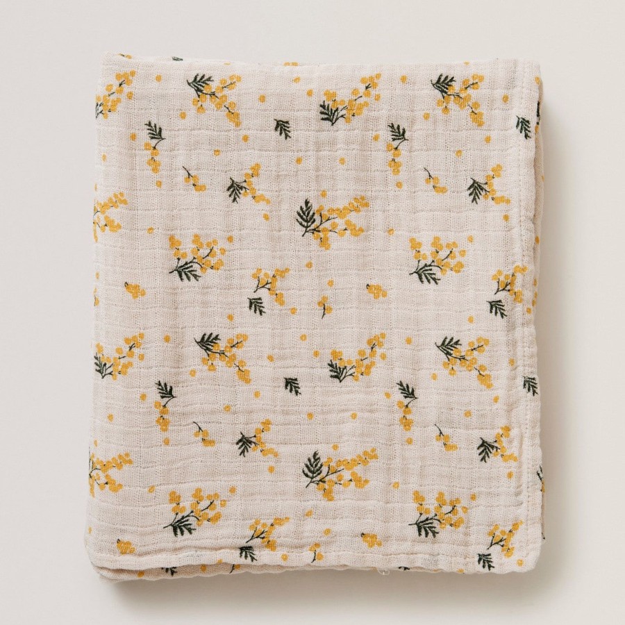 Gifts Garbo&Friends Gifts For Newborns | Garbo&Friends Muslin Swaddle Blanket | Mimosa