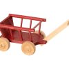 Play & Learn Maileg Pretend Play | Micro Wagon | Dusty Red