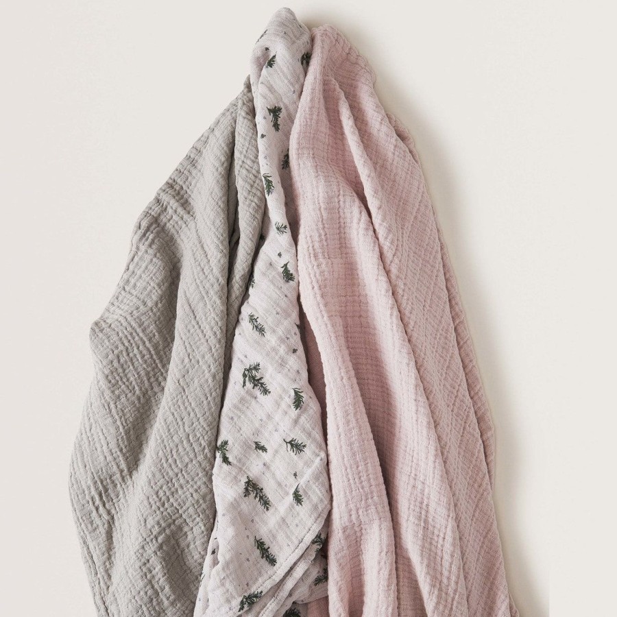 Gifts Garbo&Friends Gifts For Newborns | Garbo&Friends Muslin Swaddle Blanket | Rosemary