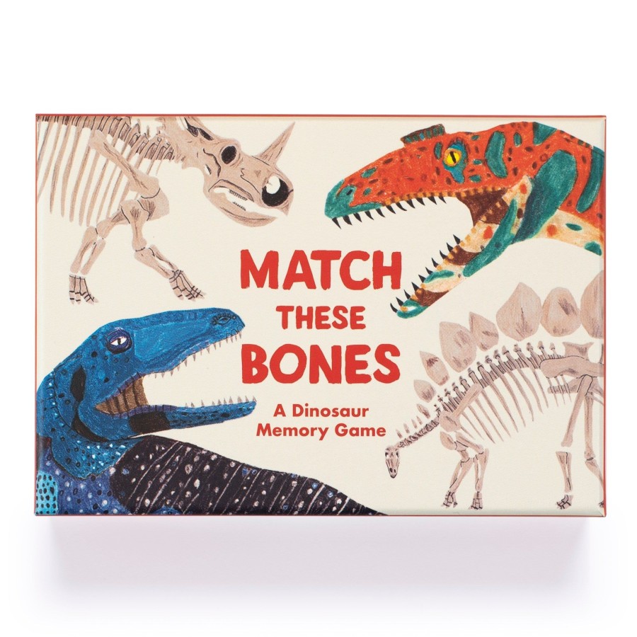 Play & Learn Laurence King Puzzles & Games | Match These Bones: A Dinosaur Memory Game