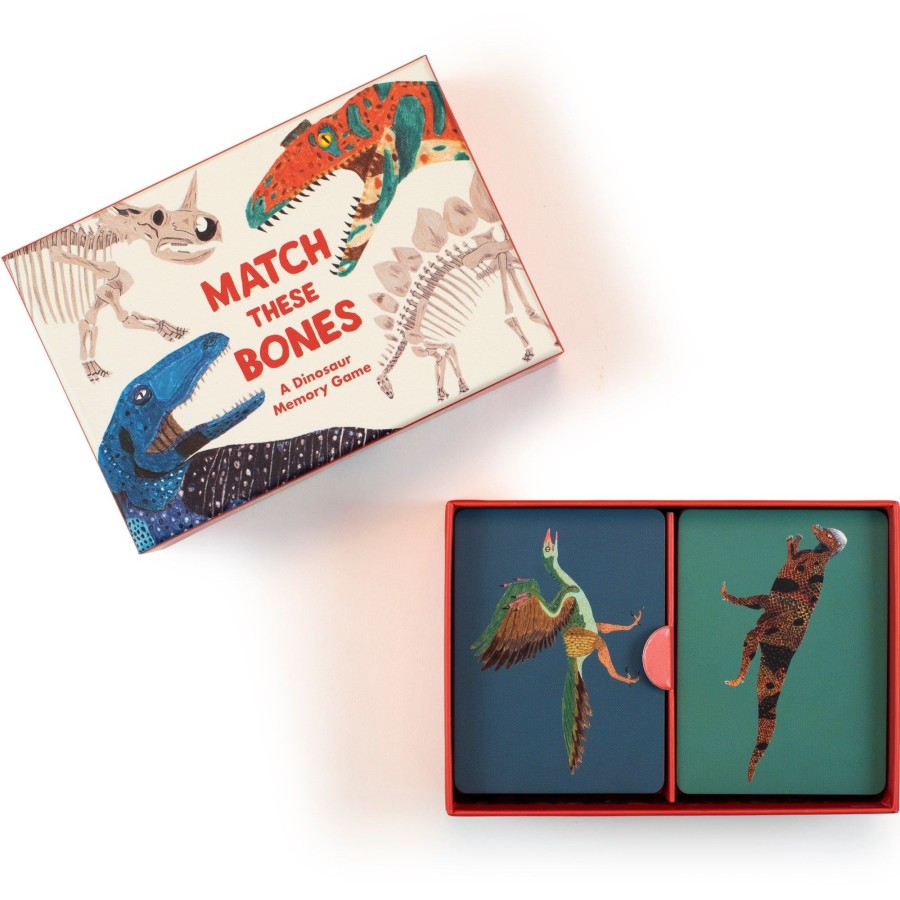 Play & Learn Laurence King Puzzles & Games | Match These Bones: A Dinosaur Memory Game