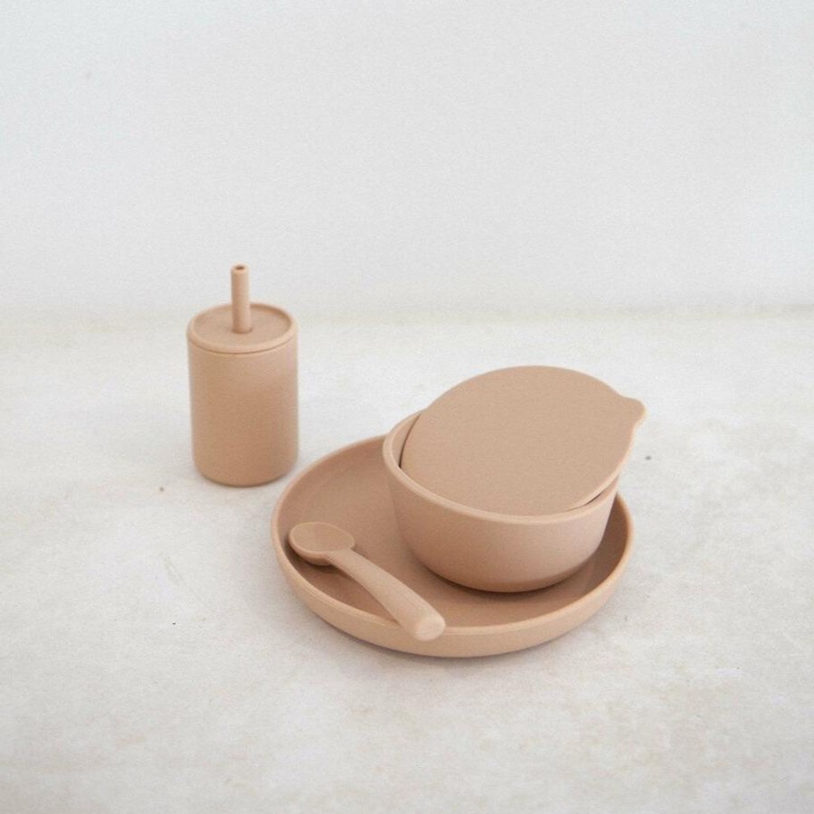 @Home Rommer Dinnerware Sets | Rommer Silicone Dinner Set - Nude