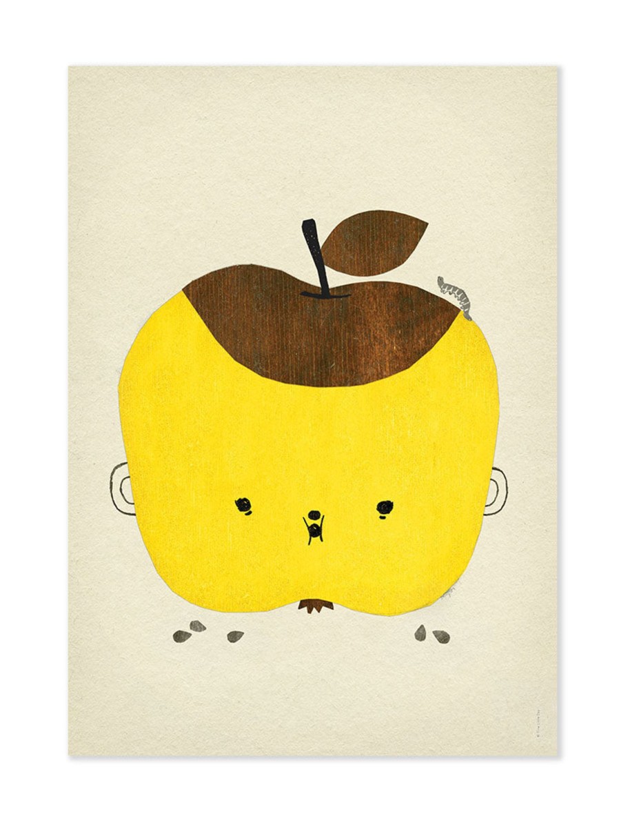 @Home Fine Little Day Posters | Apple Papple Poster By Fine Little Day