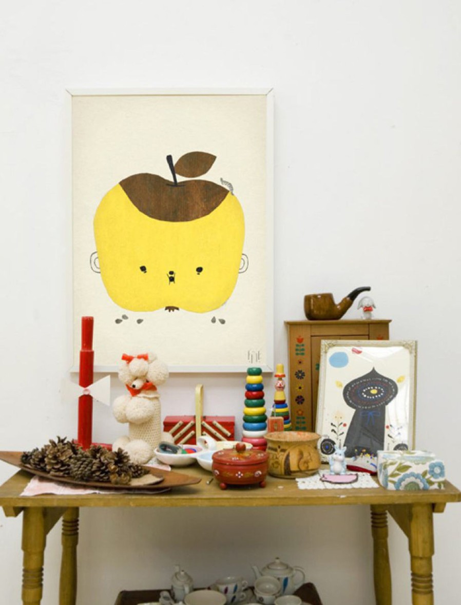 @Home Fine Little Day Posters | Apple Papple Poster By Fine Little Day