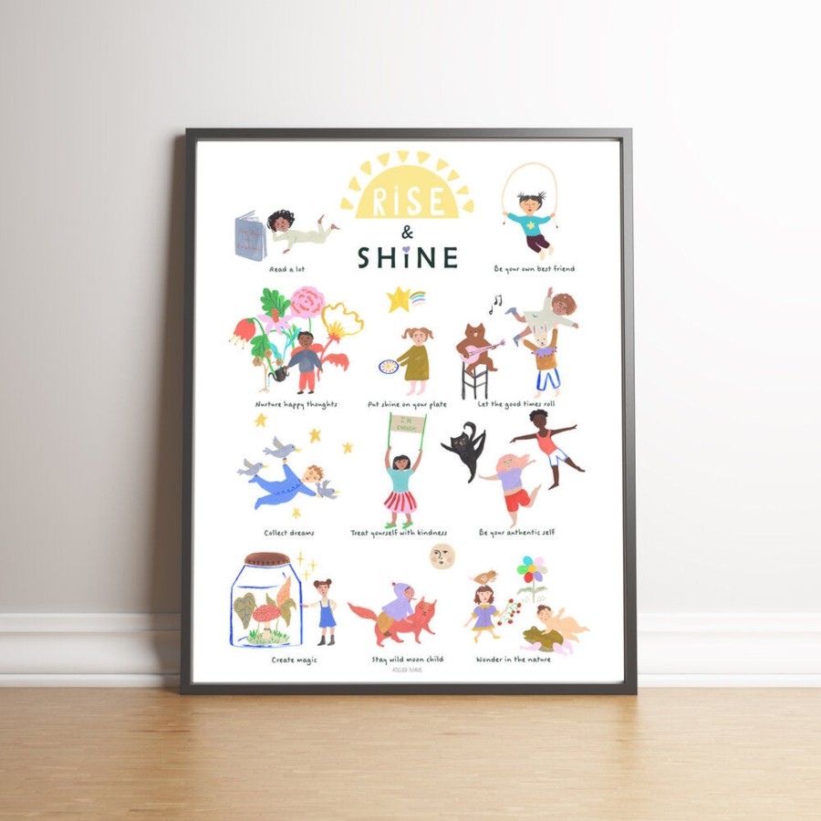 @Home Atelier Mave Posters | Rise And Shine Poster