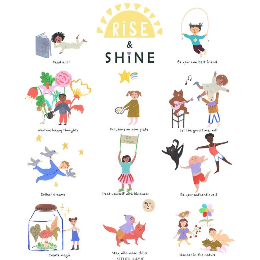 @Home Atelier Mave Posters | Rise And Shine Poster