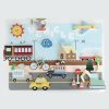 Baby Nahthing Project Bath Books & Toys | Creative Play Bath Stickers & Poster Set | Cars