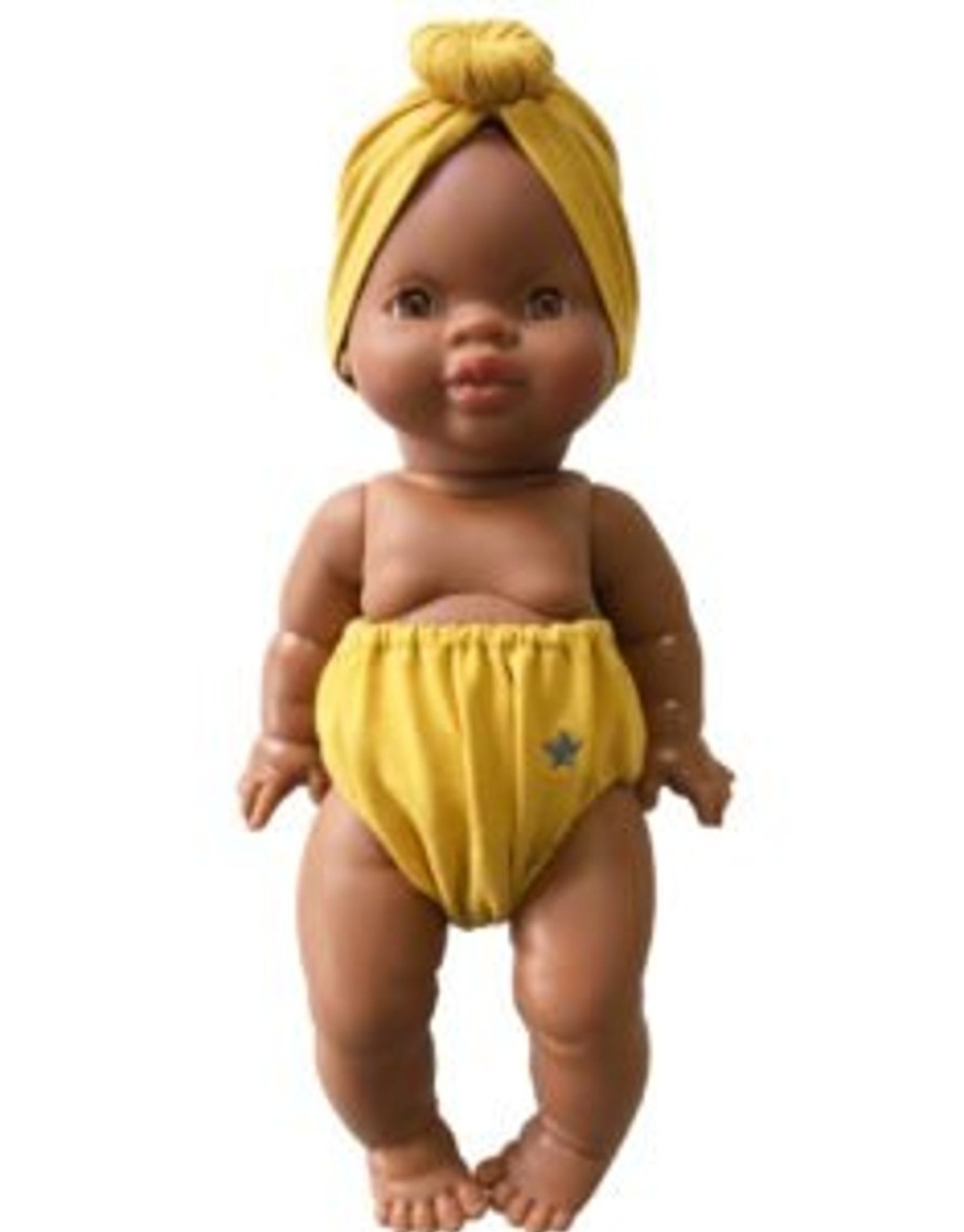 Play & Learn Minikane Dolls & Accessories | Mustard Odette Retro Set For Gordis Dolls By Minikane