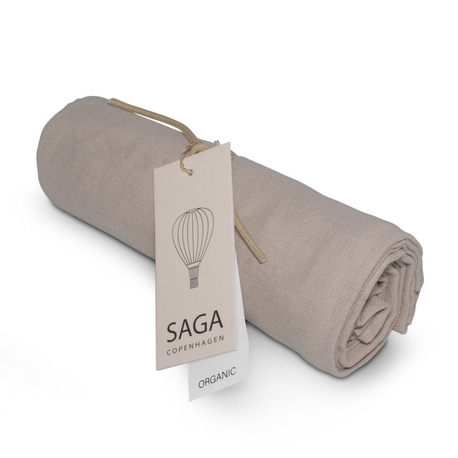 Baby SAGA Copenhagen Blankets & Swaddles | Organic Swaddle | Dove