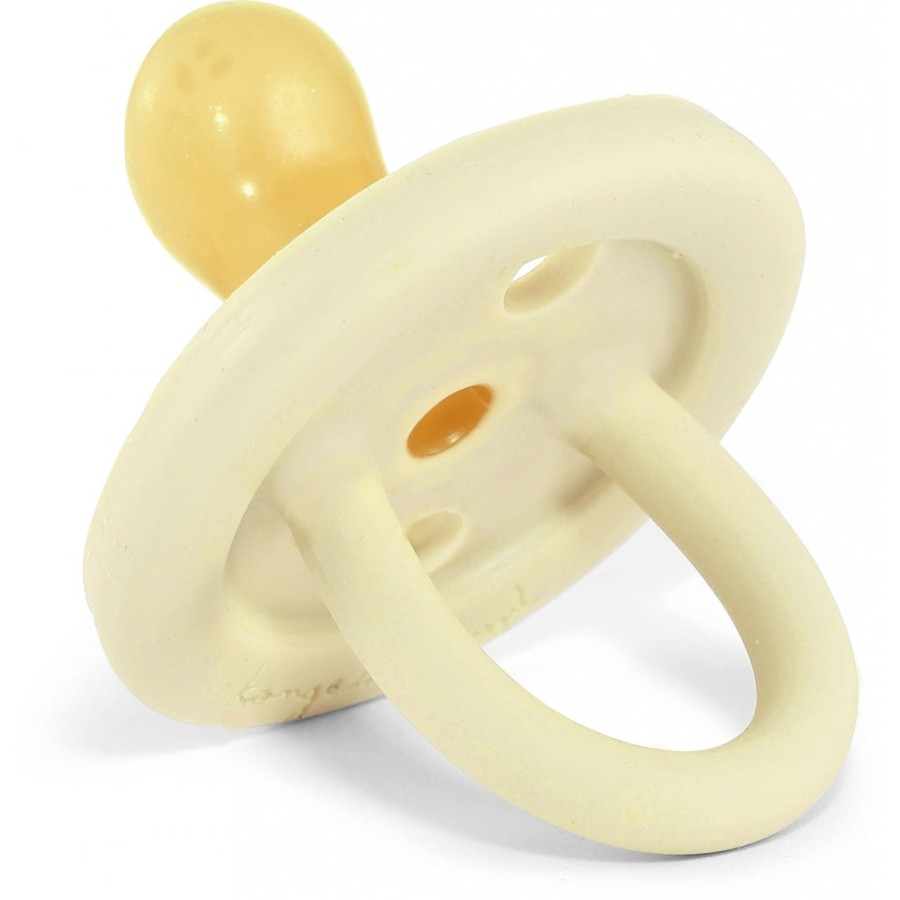 Baby Konges Slojd Pacifiers, Clips & Teethers | 100% Natural Rubber Anatomic Pacifier | Lemonade