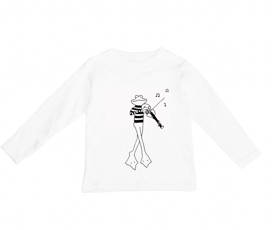 Clothing & Accessories Wexbaby Tops & Bottoms | Jean Claude Long Sleeve Tee By Wexbaby