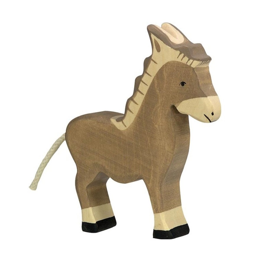 Play & Learn Holztiger Wooden Toys | Donkey Wooden Figure