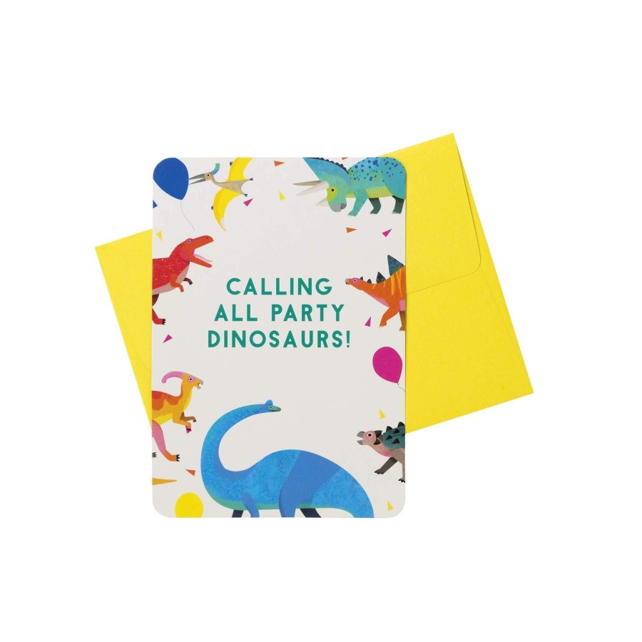 Gifts Talking Tables Cards & Birthday Invitations | Party Dinosaur Birthday Invitation Cards