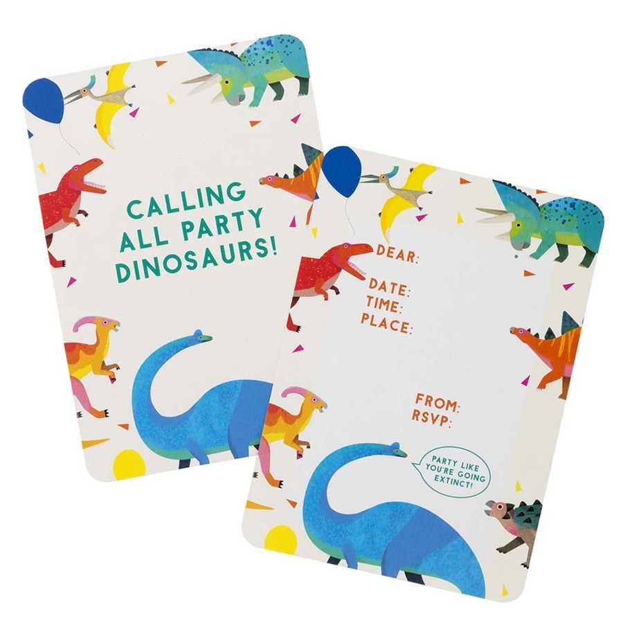 Gifts Talking Tables Cards & Birthday Invitations | Party Dinosaur Birthday Invitation Cards