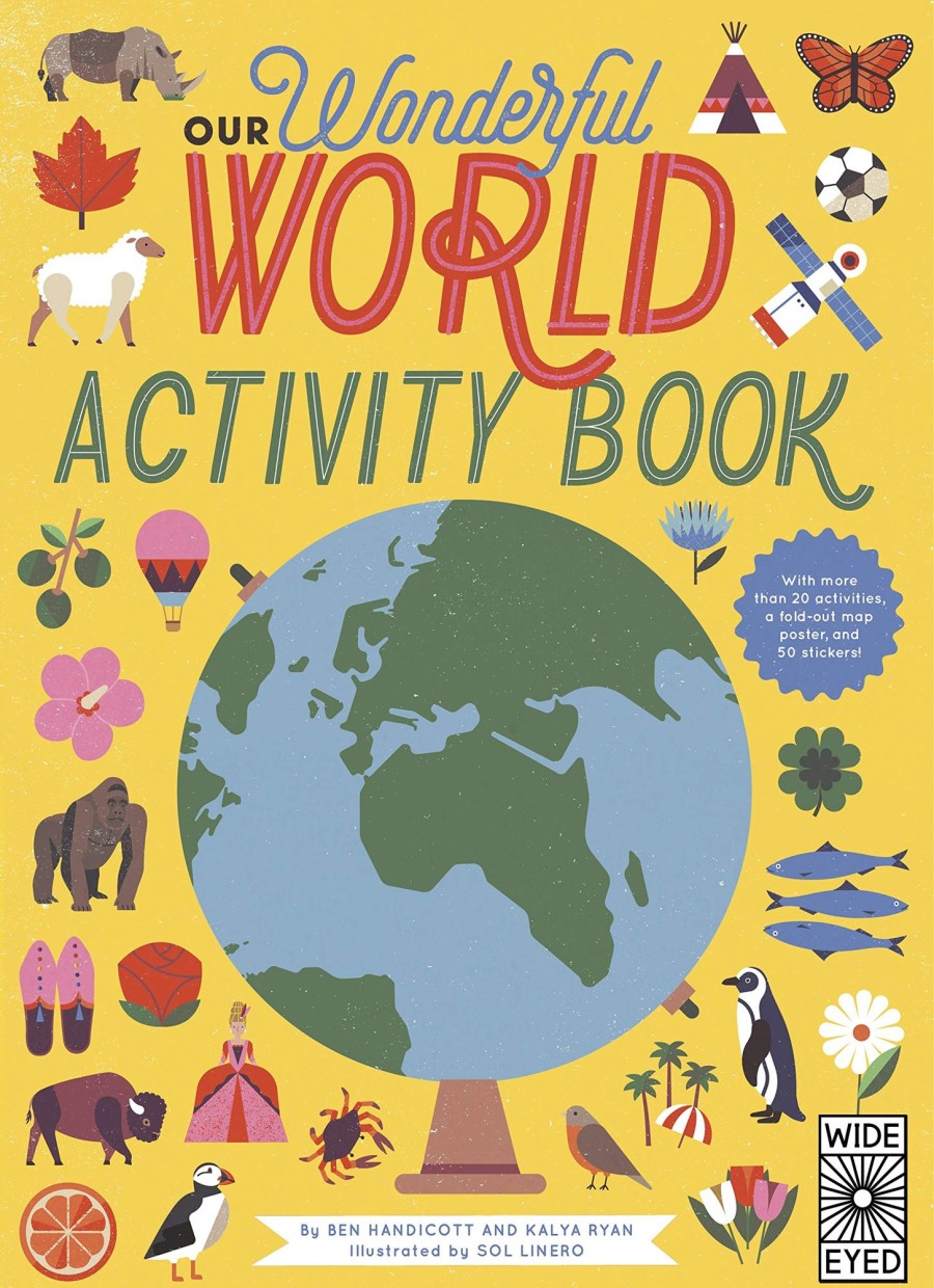 Play & Learn Quarto Activity, Colouring & Sticker Books | Our Wonderful World Activity Book