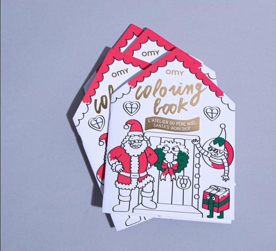 Play & Learn OMY Colouring | Santa'S Workshop Coloring Book