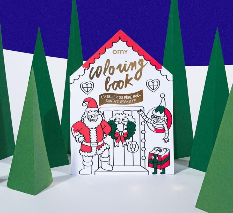 Play & Learn OMY Colouring | Santa'S Workshop Coloring Book