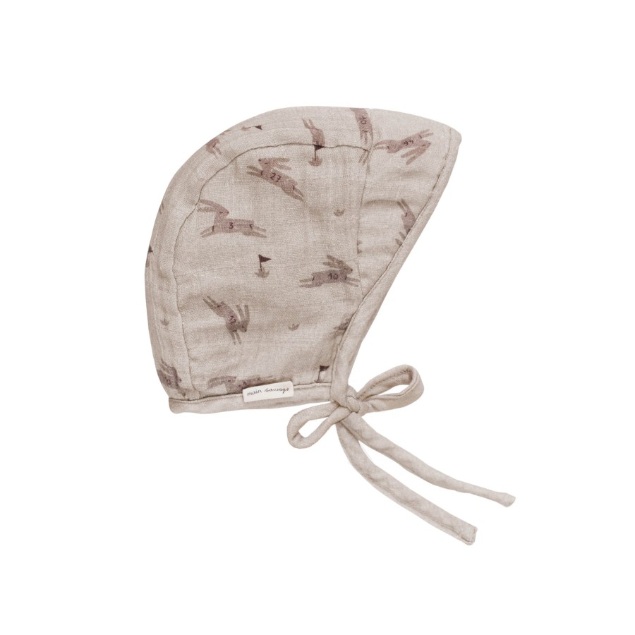 Clothing & Accessories Main Sauvage Bonnets & Hats | Rabbits Wide-Brimmed Bonnet By Main Sauvage