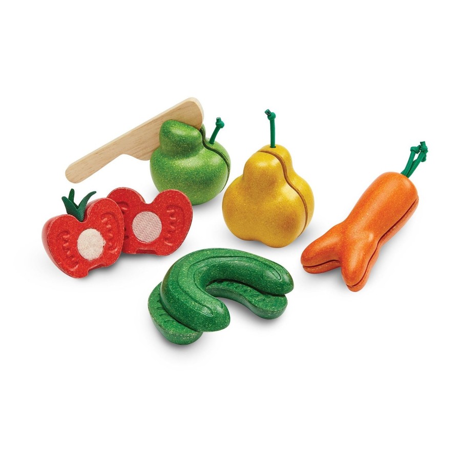 Gifts Plan Toys Gifts For Newborns | Wonky Fruit & Vegetables Set