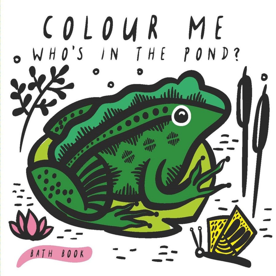 Baby Wee Gallery Bath Books & Toys | Colour Me: Who'S In The Pond?