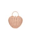 @Home Olli Ella Baskets & Suitcases | Olli Ella Rattan Luvya Bag | Rose