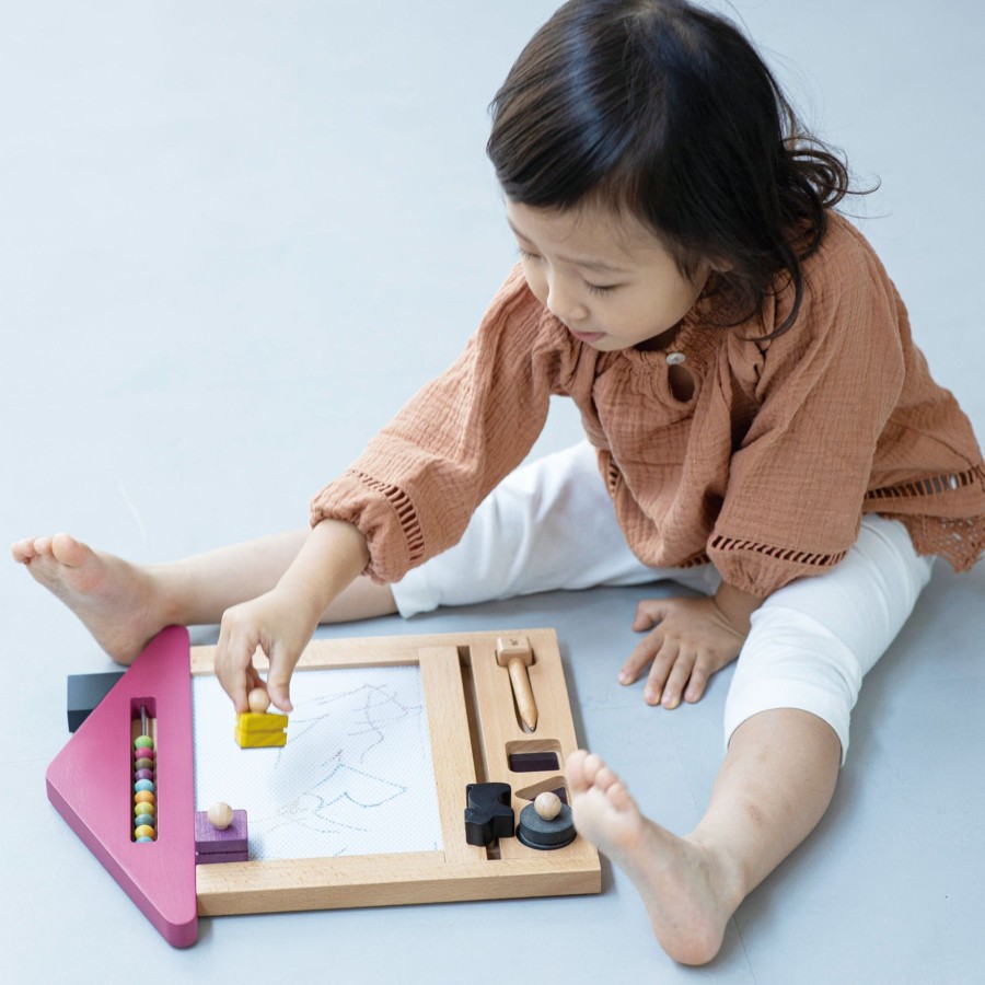 Play & Learn kiko & gg Pretend Play | Kiko & Gg Oekaki House | Magic Drawing Board (Cat)