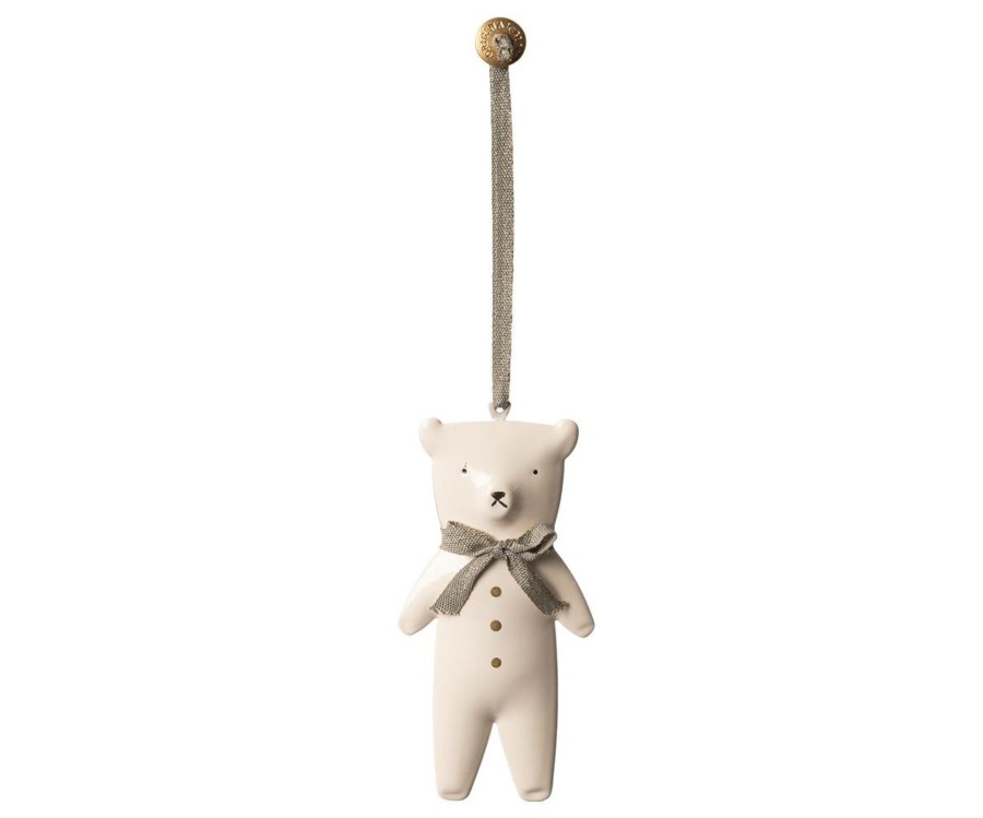 Gifts Maileg Little Treats | Teddy Bear Metal Ornament