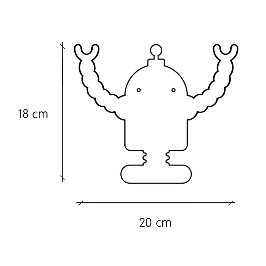 @Home Tresxics Hooks, Shelves & Mirrors | R2 Robot Wall Hook By Tresxics