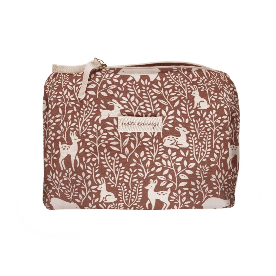 Gifts Main Sauvage Gifts For Newborns | Woodland Toiletry Bag