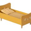 Gifts Maileg Little Treats | Yellow Wooden Bed, Mini