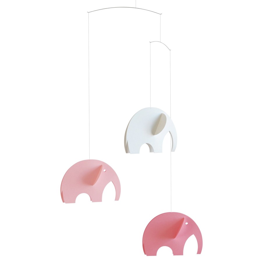 @Home Flensted Mobiles Valentines | Olephants Mobile | Pastel