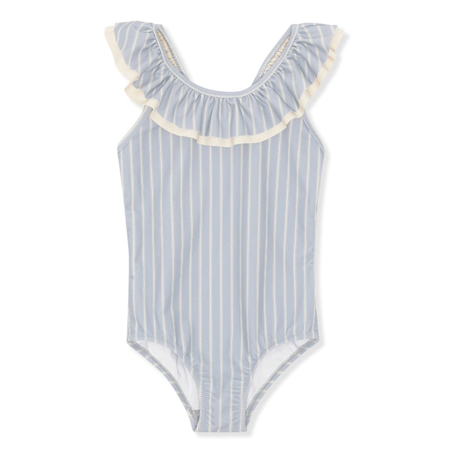 Gifts Konges Slojd Gifts For Newborns | Moule Frill Swimsuit With Upv 50+ | Sailor Stripe