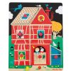 Play & Learn Moulin Roty Wooden Toys | Home Sweet Home Wooden Peg Puzzle