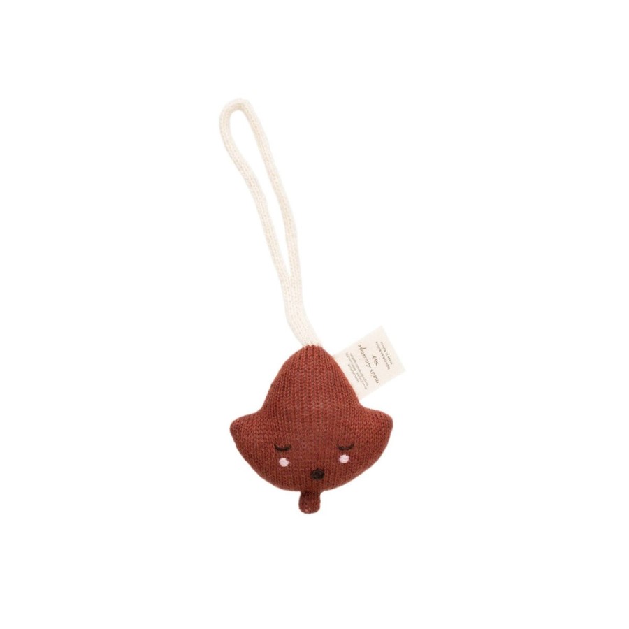 Gifts Main Sauvage Gifts For Newborns | Leaf Sienna Hanging Rattle