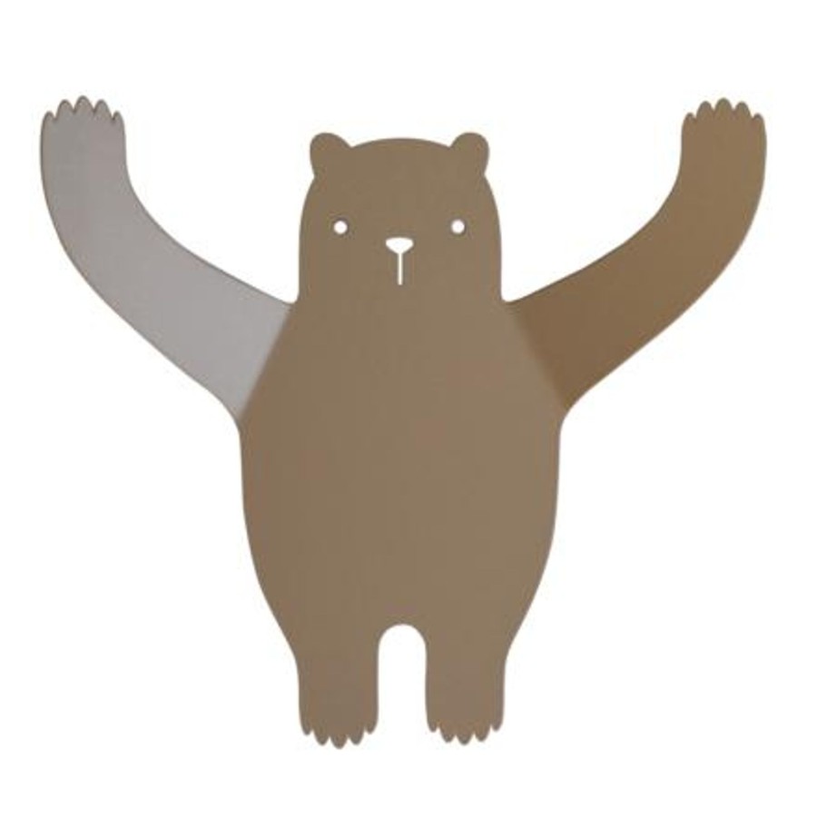 @Home Tresxics Hooks, Shelves & Mirrors | Bear Wall Hook In Brown By Tresxics