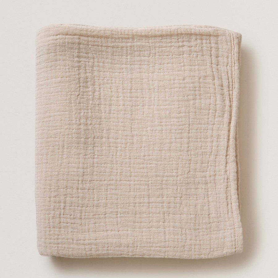 Gifts Garbo&Friends Gifts For Newborns | Garbo&Friends Muslin Swaddle Blanket | Eggshell