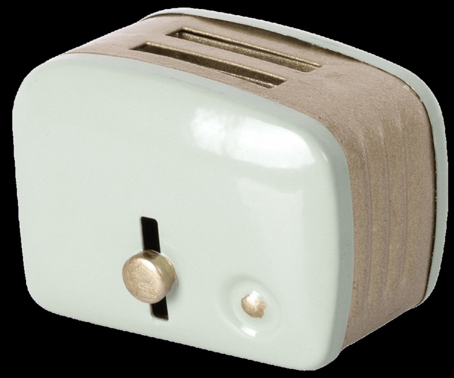 Gifts Maileg Little Treats | Miniature Toaster & Bread | Mint