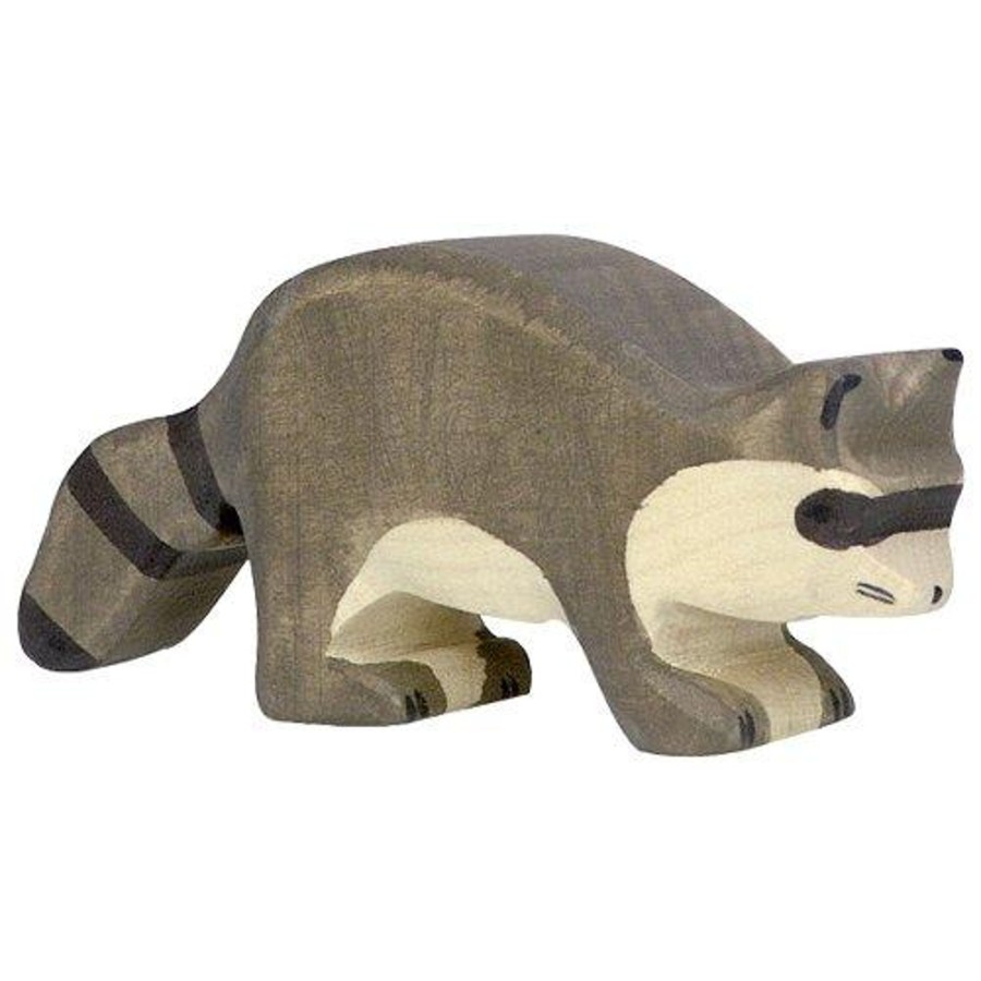 Gifts Holztiger Little Treats | Racoon Wooden Figure