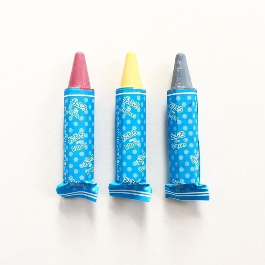 Play & Learn Kitpas Bath Toys | Bath Markers - Set Of 3 Colours | Red, Yellow, Grey By Kitpas