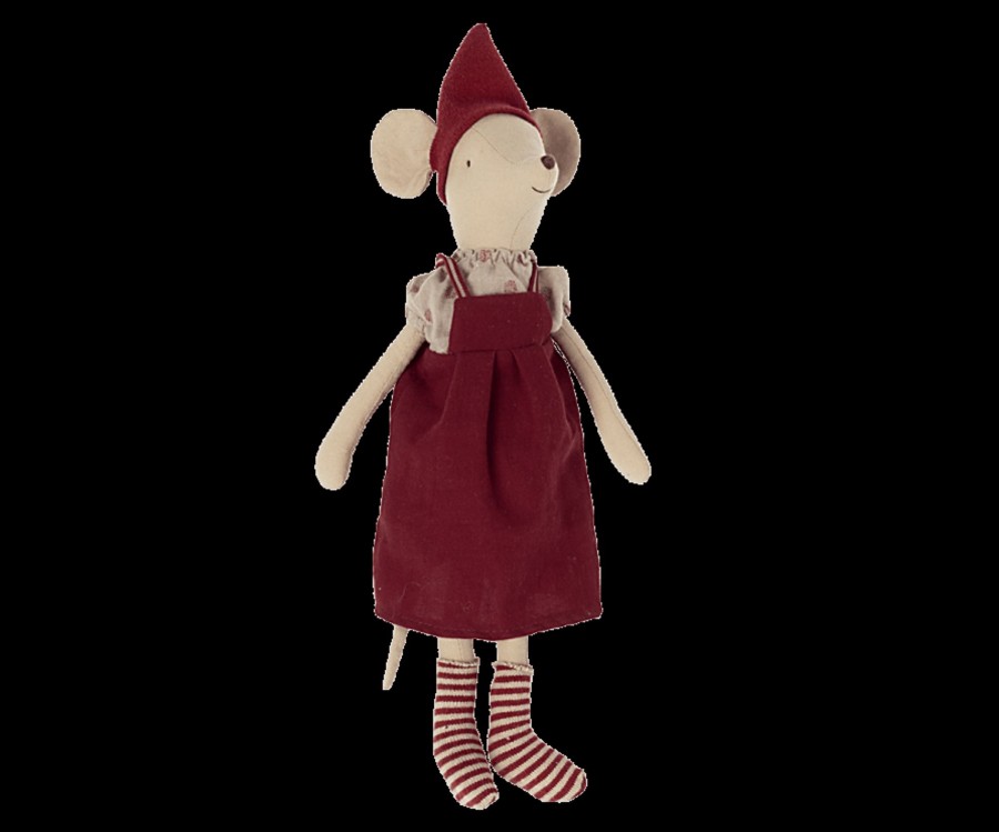 Gifts Maileg Gifts For Newborns | Christmas Mouse, Medium | Girl