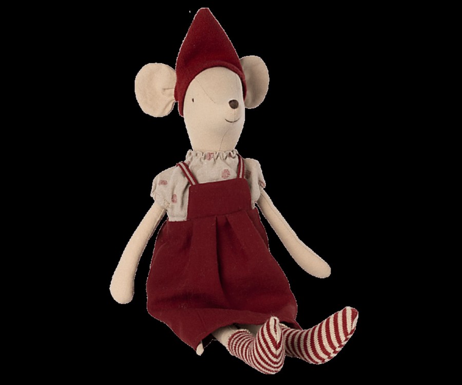 Gifts Maileg Gifts For Newborns | Christmas Mouse, Medium | Girl