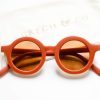 Clothing & Accessories Grech & Co. Sunglasses | Grech & Co. Sustainable Kids Sunglasses With Matte Finish | Spice