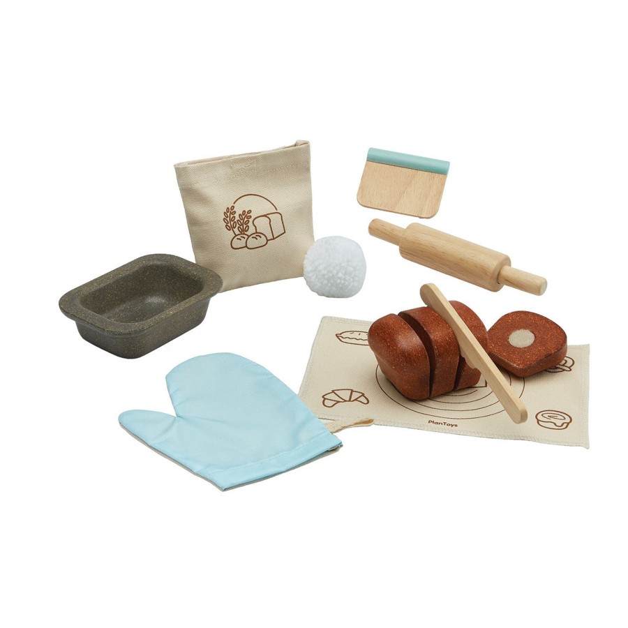 Play & Learn Plan Toys Pretend Play | Bread Loaf Set